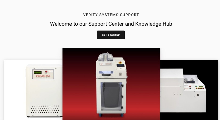 Verity Systems launches new Support Center and Knowledge Hub